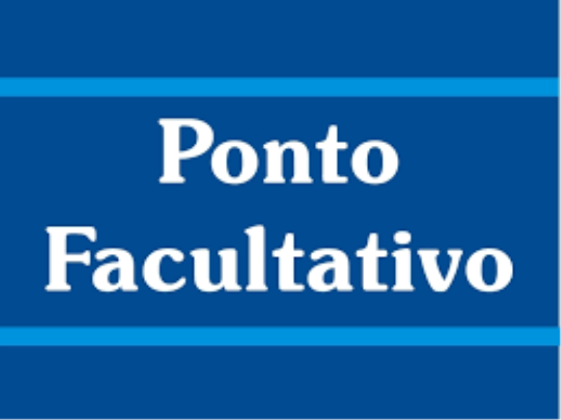 Ponto facultativo no dia 03 de novembro